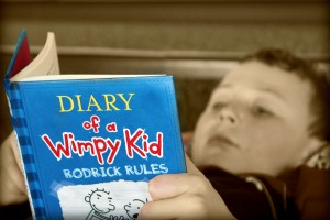 R = Reading Wimpy Kid Books RULES!