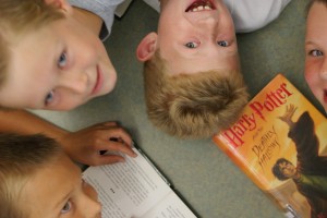 Readers looking up