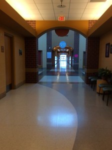 Empty Hallways during Snow Days