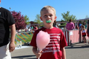 CJ with Cotton Candy and Monster Teeth